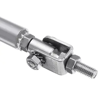 

Bar Bumper Rod Silver 2pcs Pull Exterior Vehicle Parts Adjustable Trucks Suppor