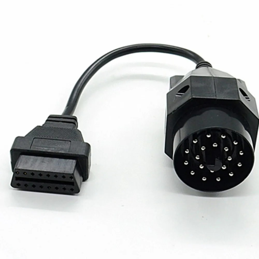 2021 OBD II Adapter For BMW 20 Pin To OBD2 16 PIN Female Connector E36 E39 X5 Z3 20pin Newest Free Shipping | Автомобили и