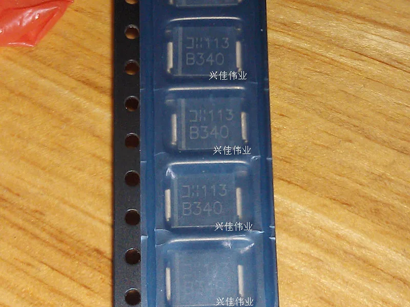 

B340-13-F B340 DO-214AB SMC 3A/40V