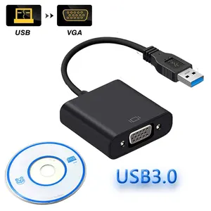 Image 2 - USB 3.0 Vers VGA Adaptateur Multi écrans Convertisseur Vidéo Externe Carte Graphique Portable USB 3.0 À Femelle VGA Convertisseur pour PC HDTV 