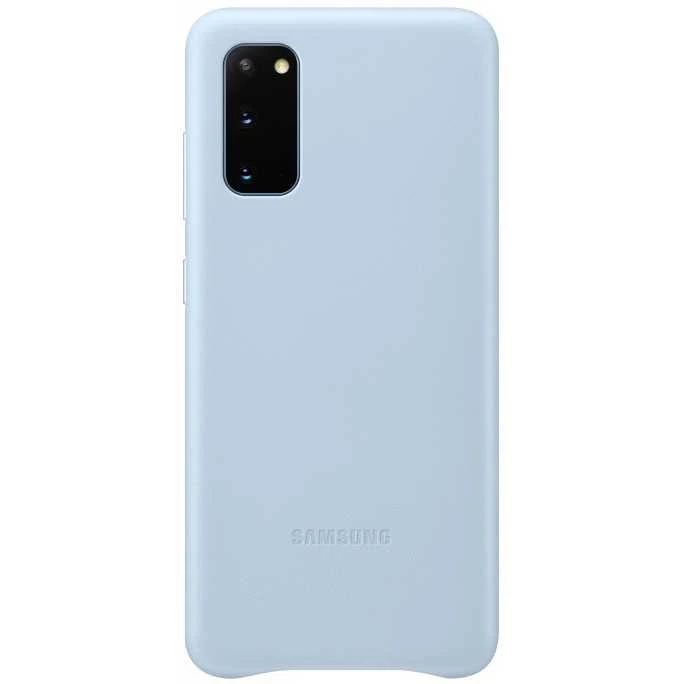 Case (clip-case) Samsung leather cover for Galaxy S20 blue (ef-vg980llegru) |