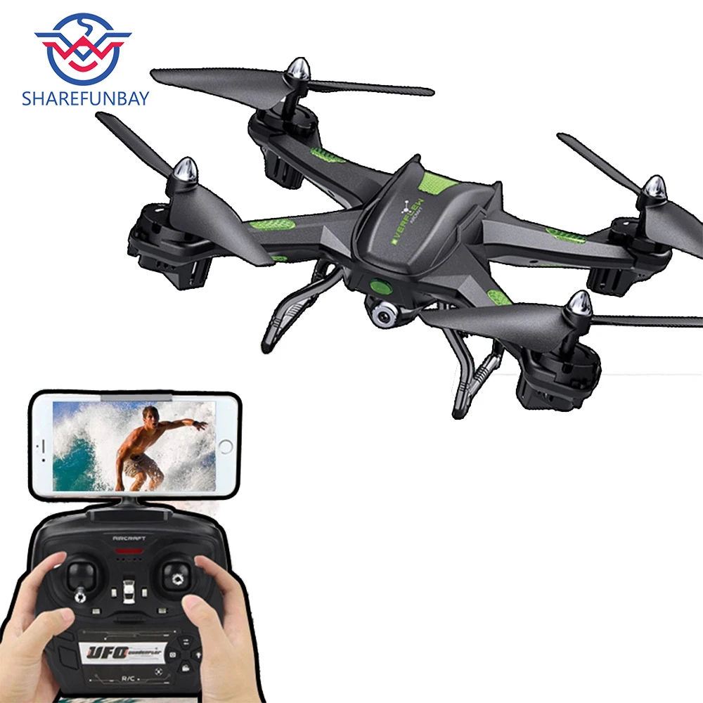 Пульт дистанционного управления Вертолет Дрон камера HD 720P wifi FPV БПЛА дистанционного управления Профессиональный складной Квадрокоптер