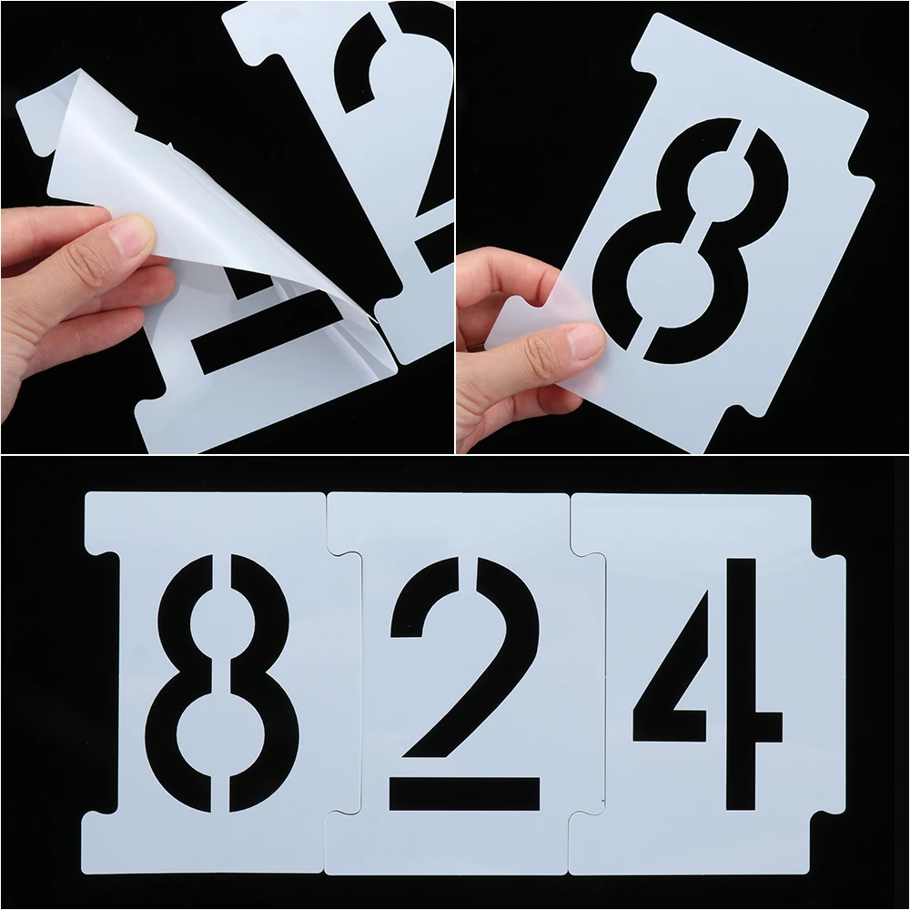 4 Tall Modern Style Number Stencils, 0-9 Number Stencils, Number Stencil  Set, Number Stencils for Wood, Number Stencils 
