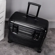 Устойчивый к царапинам, с тусклой полировкой, чемодан на колесиках для путешествий компьютер коробка со Чжан Сян(сочетание ароматов риса и сумочка-косметичка инструментов 18-дюймовые стюардесса посадки