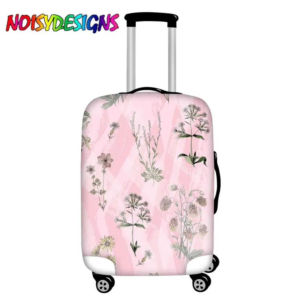 LMYD5370 NOISYDESIGNS цветочный защитный чехол для багажа для путешествий 18-32 дюймов Чехол на колесиках чехол для костюма Чехлы аксессуары для путешествий - Цвет: LMYD5370