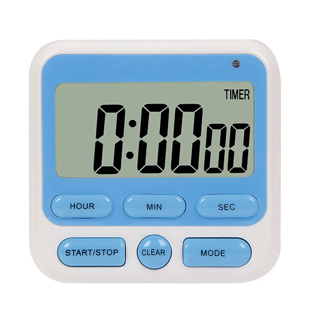 

Silent Multifunctional Reminder Home Baking Electronic Timer LCD Digital Magnetic Portable Easy Operate ABS Kitchen Tool