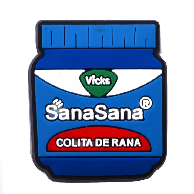 Hot Sell PVC Mexican Food Croc Shoe Charms Mexico Women Snake Drink Grill Chips Shoe Decorations Colorful Sports Car Accessories c0298