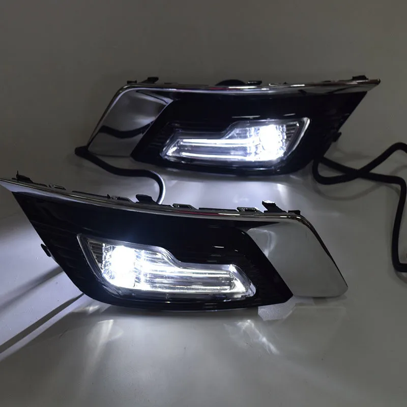 1 комплект для Ford Fusion Mondeo светодиодный DRL противотуманный фонарь дневной ходовой светильник Дневной светильник водонепроницаемый Стильный светильник