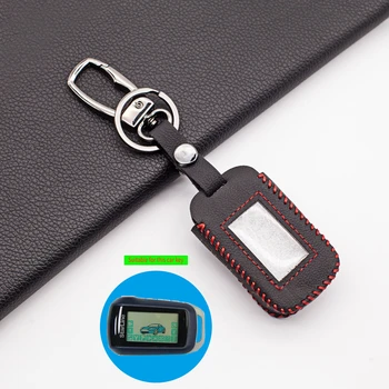 

99% Praise 100% Leather Key Case Perfect fit For Starline A92 A62 A64 A95 A94 V62 lcd Two Senses Remote Car Alarm System
