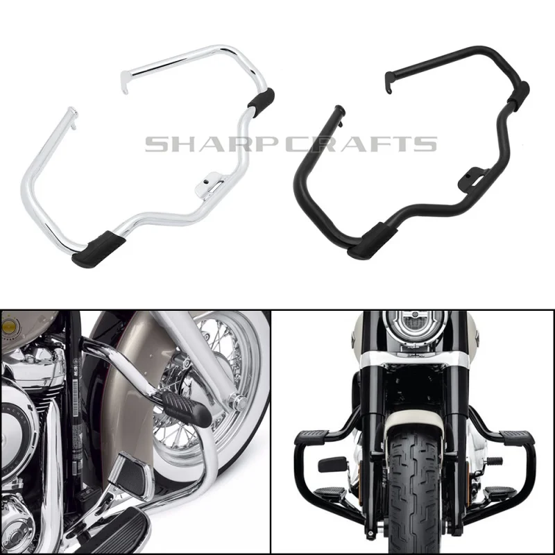 Motorcycle Accessories For '18-21 Harley Softail Fat Boy 114 Heritage Classic Sport Glide Slim Breakout Street Bob Low Rider Highway Engine Crash Bar