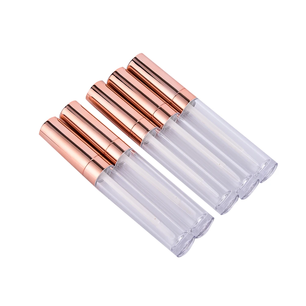 

6ml Pretty Empty lip gloss tube Mini Refillable Bottle Lipgloss Sample lip balm bottle container Beauty Tool Women Girl Gift