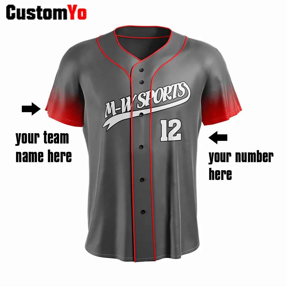 baseball jersey printing