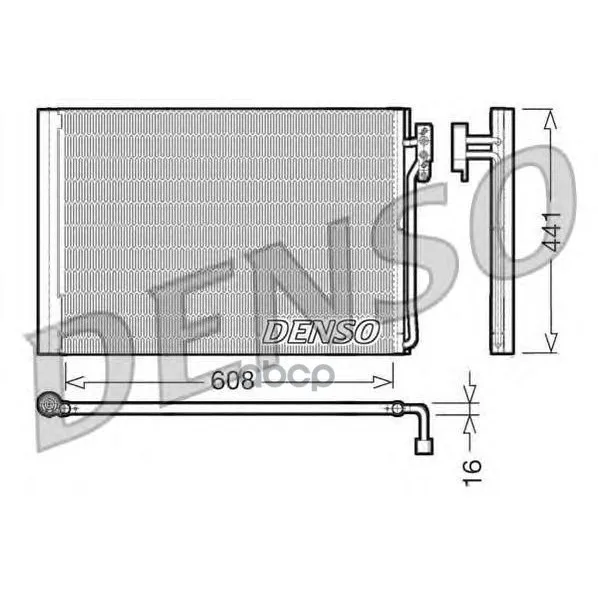 Радиатор Кондиционера Land Rover: Range Rover 3.0 Td / 4.4i Denso арт. DCN14001