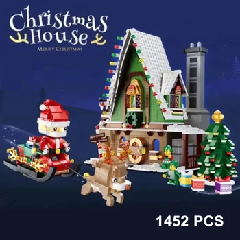 

2020 New Building Blocks Children Christmas Toys Set Winter Snow House Santa Tree Carriage Compatible 10275 Castle Friends Gifts