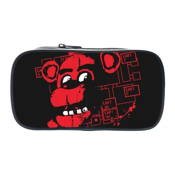 

Five Nights At Freddy's VR Help Wanted Pencil Case for Kids Kawaii Tote Small Cosmetic Bag Boys Girls School Supplies Makeup Bag