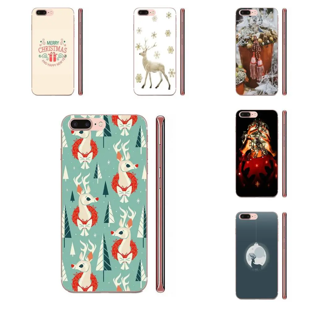 Милые рождественские чехлы с Новогодним Дизайном модные для Huawei Mate 9 10 20 P P8 P9 P10 P20