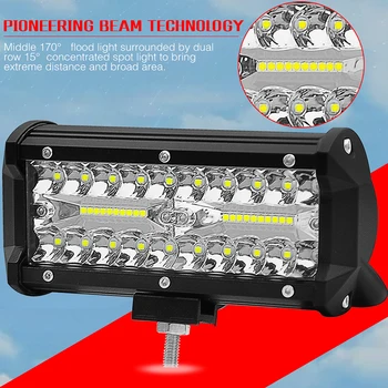 

LED Lighting Lamp Car Work Light High Power Off-Road Lights ATV Waterproof Cars 7Inch Universal