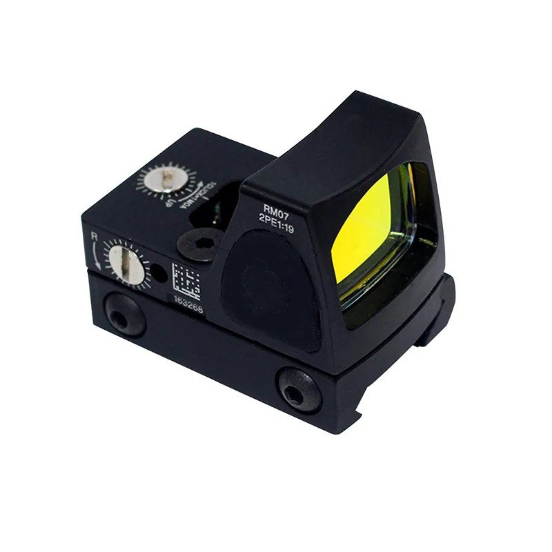 Охотничьи ружья RMR Red Dot прицел Регулируемый страйкбол дробовики голографические reddot прицелы с мини-зеркалом и 1913 Глок крепление