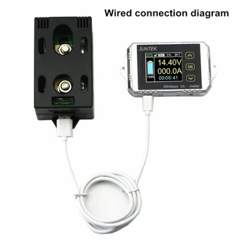 

Power Ammeter Voltmeter Wireless Coulometer Temperature Tool Car Test Meter Multi Protection Multifunction Battery Capacity