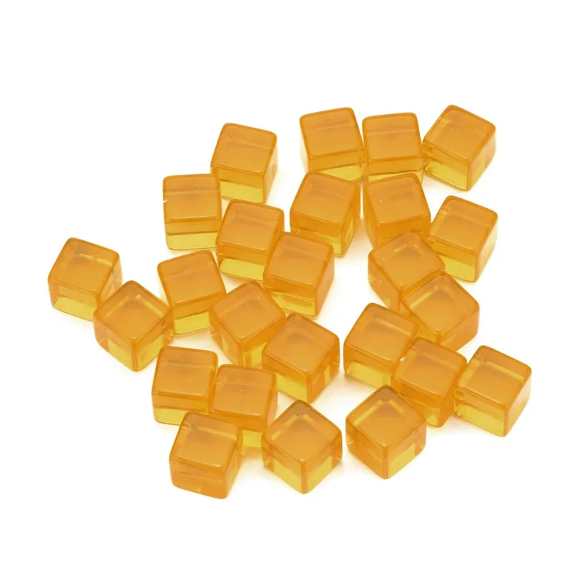 25pcs transparent dice acrylic cube board game kids DIY fun and teaching dice set with 6 dice dados rpg dados poliedricos 30A20 (14)