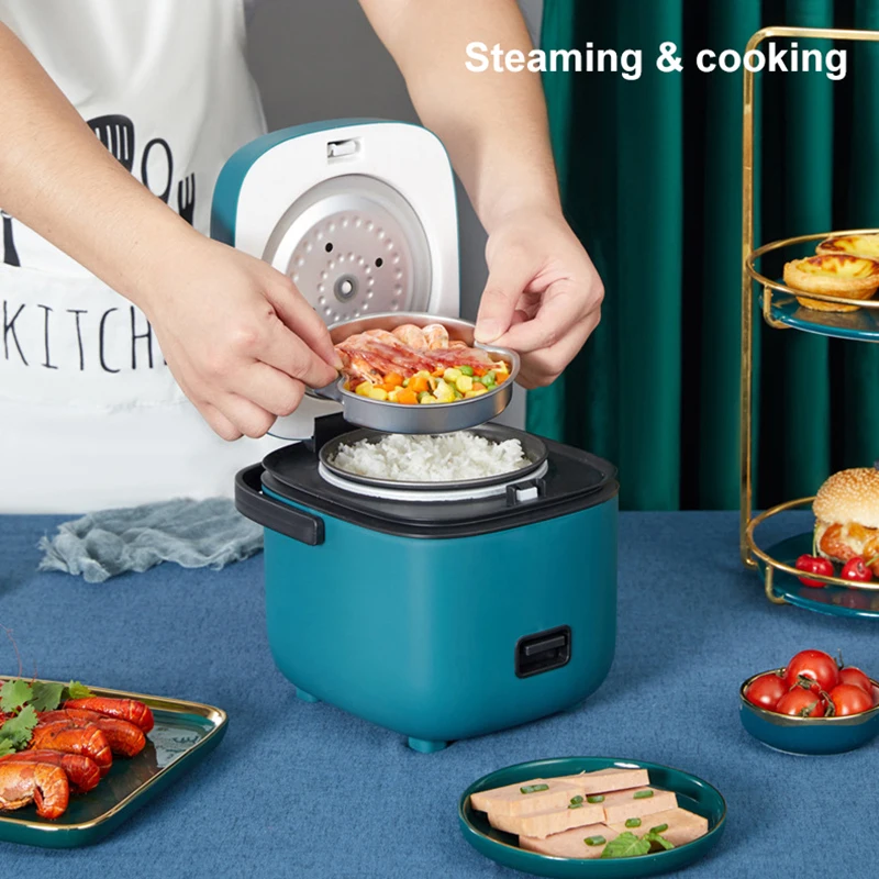 2L Electric Low Sugar Rice Cooker Portable Porridge Soup Cooking Machine  Hotpot Food Steamer Warmer Frying Pan Breakfast Maker - AliExpress