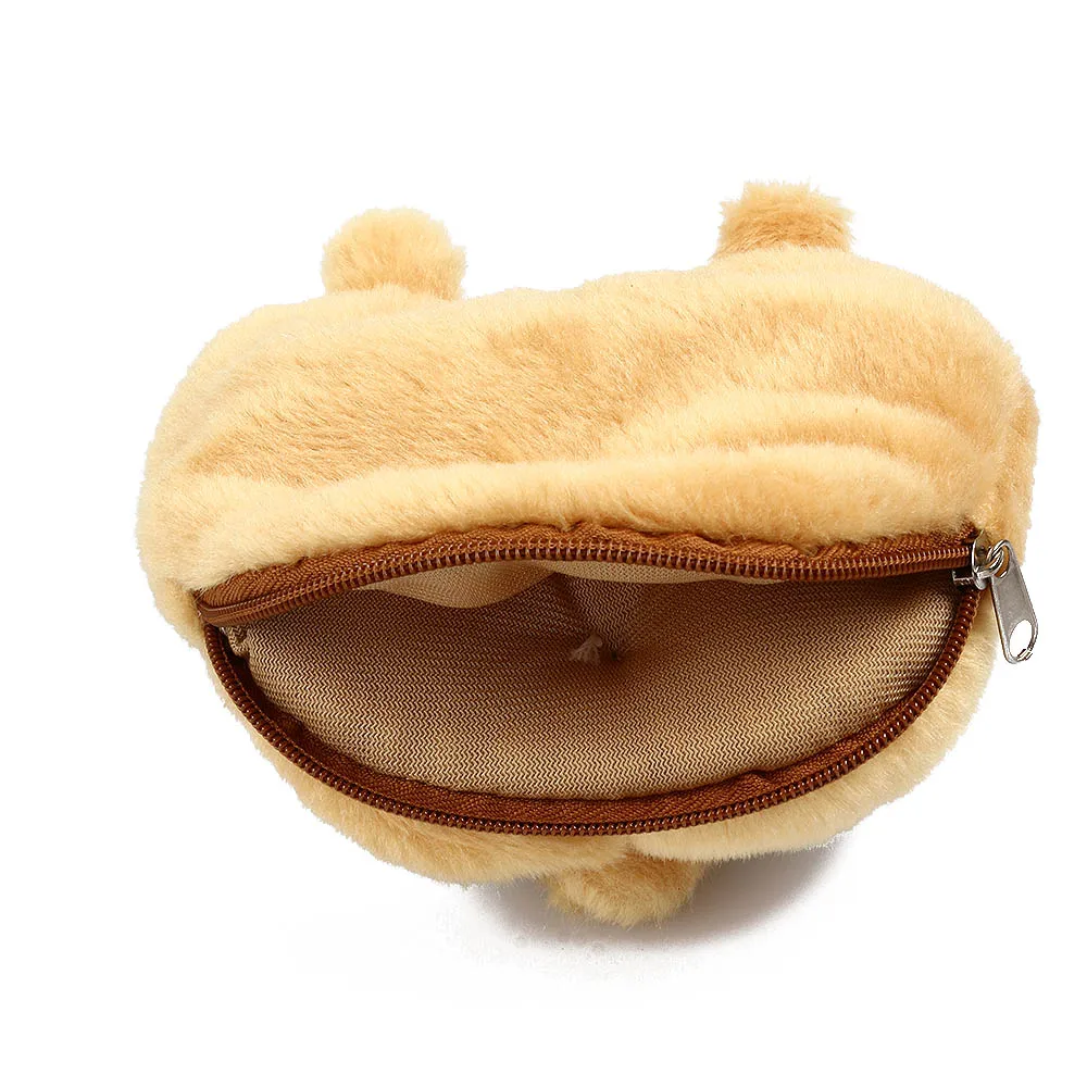

1PC 13*11cm Cute Corgi Bottom Purse Stuffed Plush Toy Kawaii Soft Coin Bag Wallet For Girls Kids Creative Gift