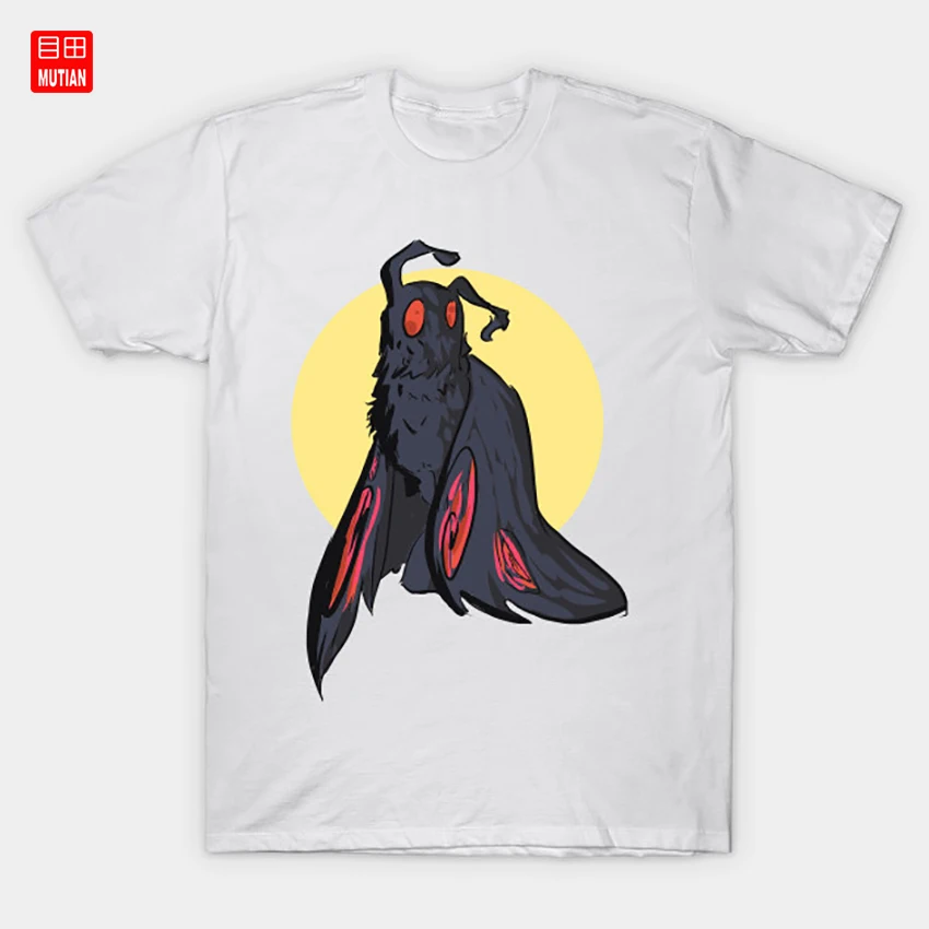 Mothman Футболка Западная Вирджиния криптозоология криптотид мотыль|Футболки| |