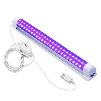 

DC5V 10W UV LED Curings Light Double Row 395nm Shadowless Lamp UV Glue Solidification Ultraviolet Light