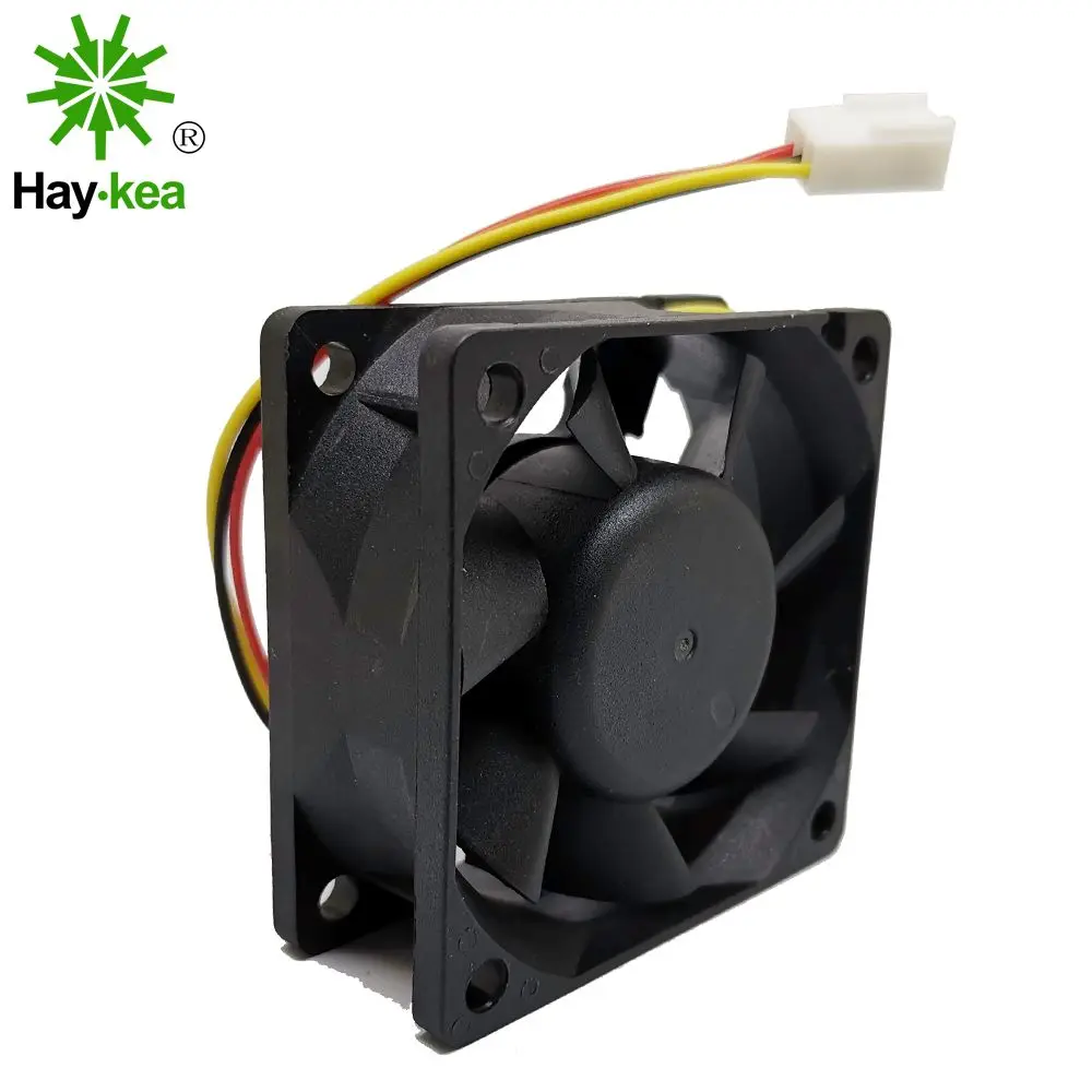 6025 silent fan 12v dc 60mm 60X60X25 mm DC 12V Double ball bearing fan 3 wire 4