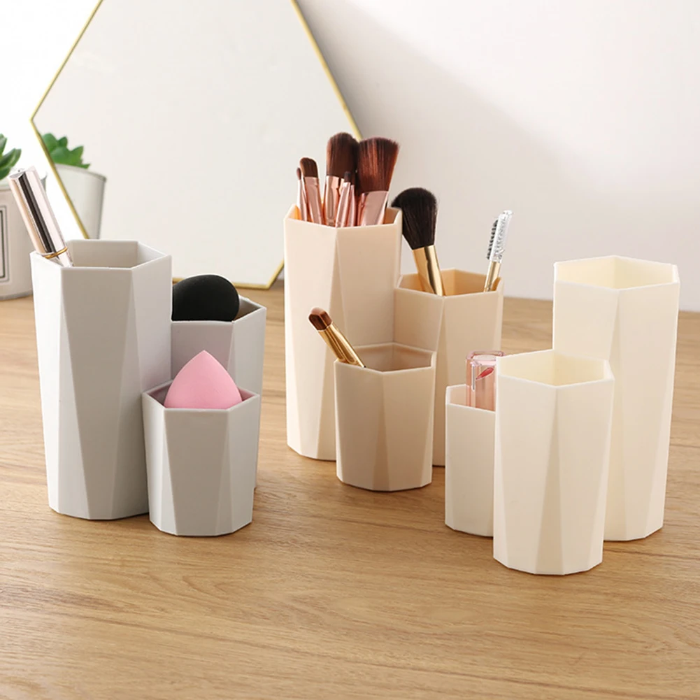 Plastic Desk Cosmetic Storage Box Lipstick Brushes Holder Organizer Nail Polish Boxes Jewelry Display Rack Makeup Tool Kits Plastic Desk Cosmetic Storage Box Lipstick Brushes Holder Organizer Nail Polish Boxes Jewelry Display Rack Makeup Tool Kits