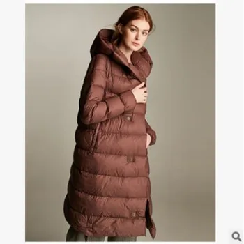 

Hooded Down Jacket Female 2019 Women's Winter Down Jacket Long Sleeve Warm Jacket High Quality Women's Down Jacket