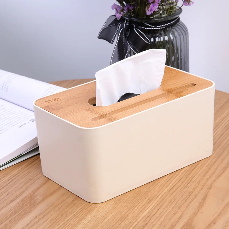 

Living Room Tissue Box Creative Car Napkin Cardboard Box Pumping Cardboard Box Mobile Phone Bracket Bamboo Paper Towel Storage B