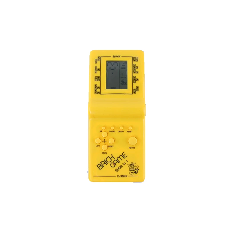 Classic Handheld Game Machine Tetris Game Kids Game Console Toy with Music Playback Retro Children Pleasure Games Player
