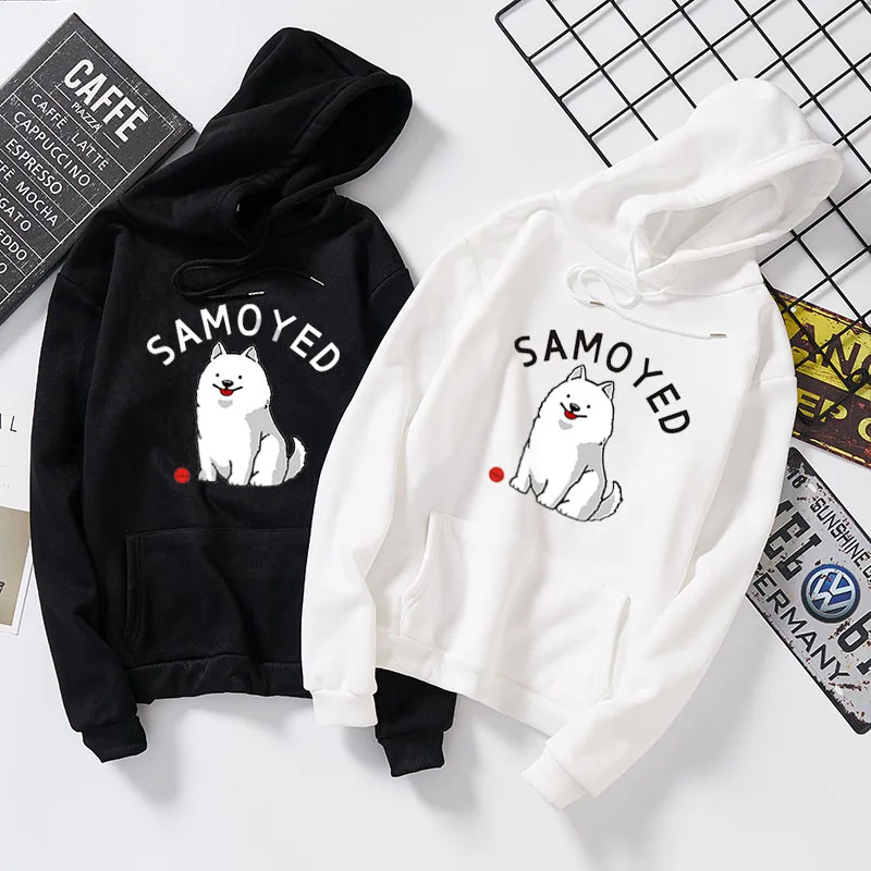 Тонкая одежда для пары Yueyo Samoyed fieece в Корейском стиле, свободный крой, для студентов, длинный рукав