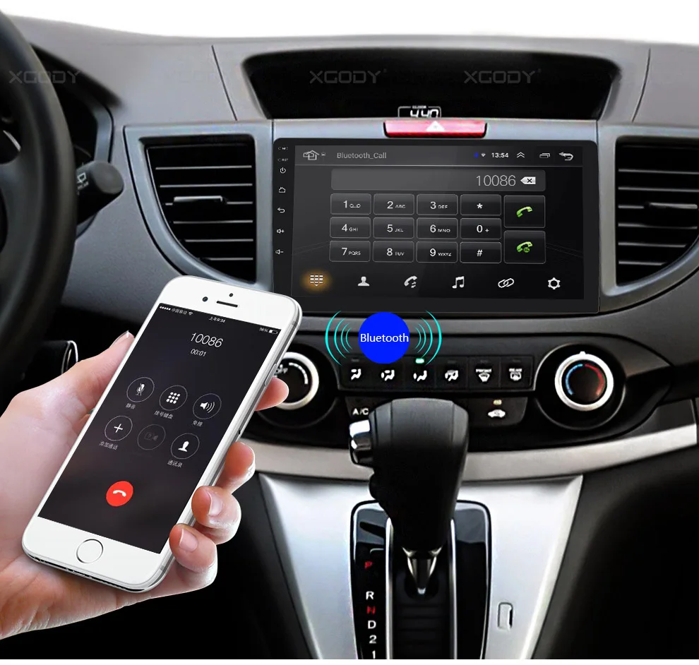 Essgoo Android 8,1 авто радио wifi BT Центральный Multimidia аудио плеер навигация gps 2 Din для Honda CR-V CRV 2012- 2din