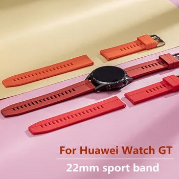 

Huawei Watch GT 2 strap Forsamsung gear S3 Frontier galaxy watch 46mm amazfit bip silicone 22mm watch band Bracelet ative2 46mm