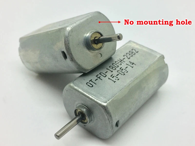 DC 3,7 V 4,2 V 5V 6V 12100RPM высокоскоростная Угольная щетка мини FD-180SH мотор 2 мм вал DIY хобби игрушка модель