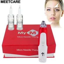 ZGTS байонет микроиглы ручка картридж советы Отшелушивающий термоусадочный пор устройство Электрический Микро прокатки Derm a StampTherapy Красота Инструменты