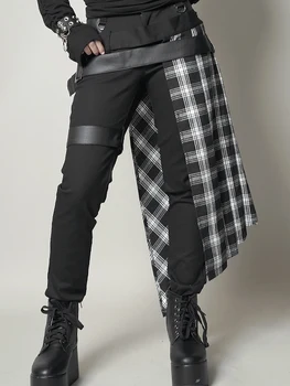 

Spring 2020 new Japanese personality design trousers tide brand fashion men and women wild tide pants singer trousers