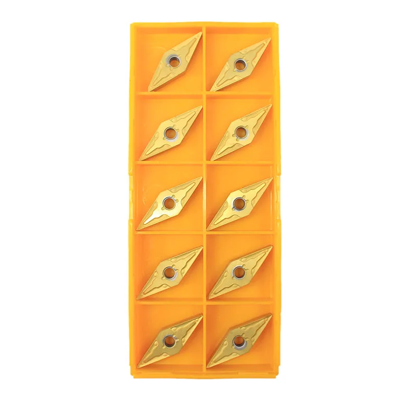 

10PCS VNMG160404 MA US735 External Turning tools carbide inserts VNMG160404 CNC cutting tools