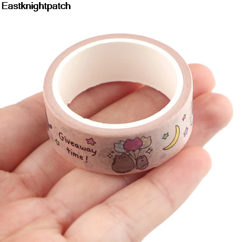 Kawaii Кот Панк DIY Подарочная книга маскирующая Васи бумажная лента декоративная клейкая Скрапбукинг наклейка carft поставки E1033