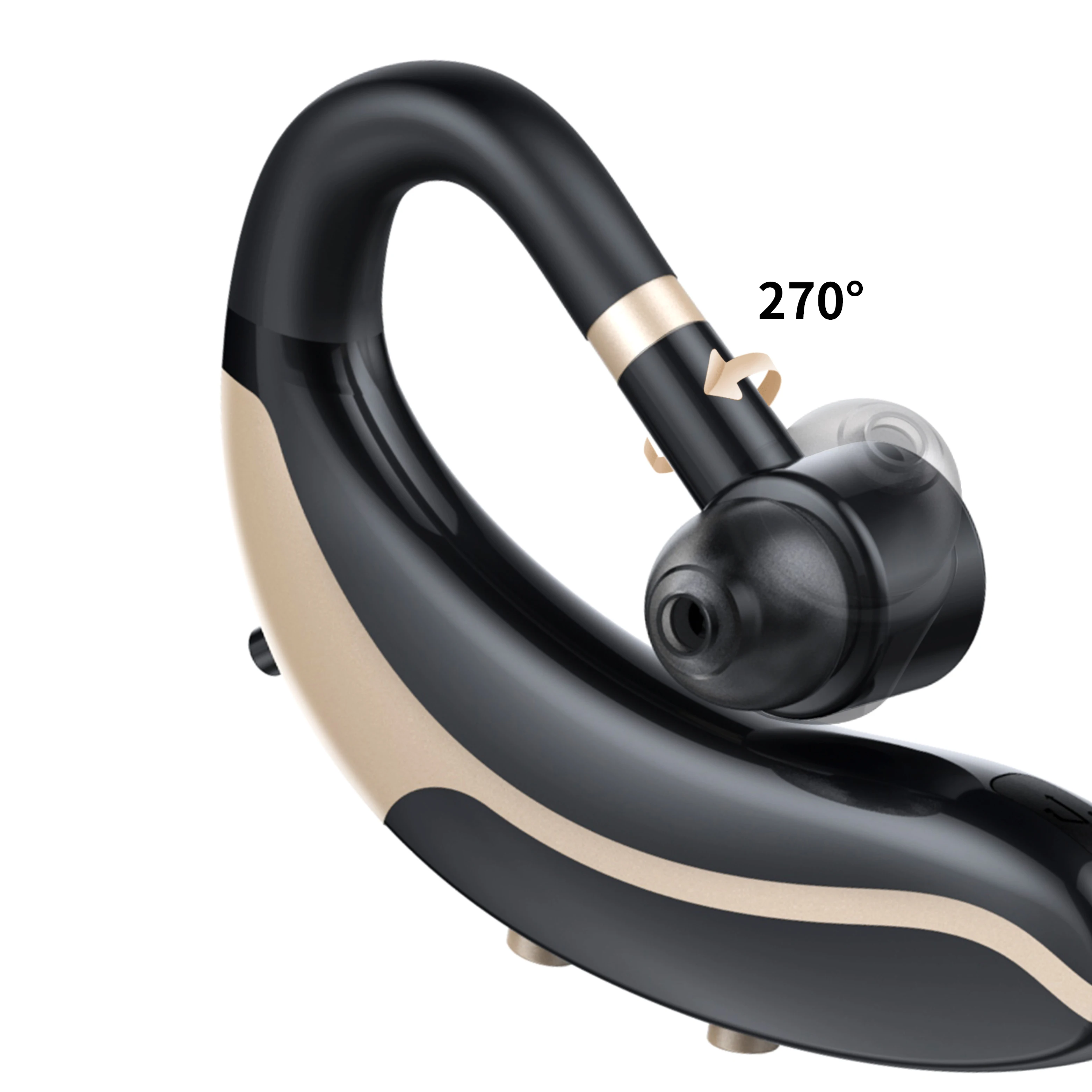 Wireless Bluetooth Earphones Stereo Headset 170mAh Single Handsfree with Microphone Business Bluetooth Headphones For Driving