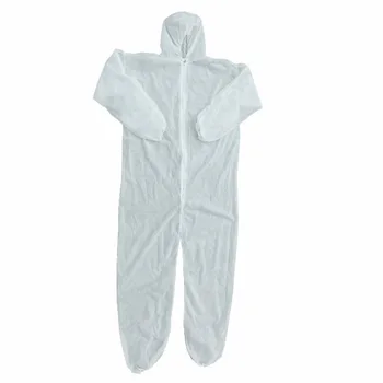 

Disposable Dust Oil-Resistant Windproof Protective Coverall For Spary Painting Decorating Clothes Overall Suit Average Size