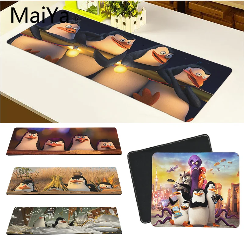 Maiya Penguins of Madagascar милый мультяшный игровой плеер настольный ноутбук резиновый