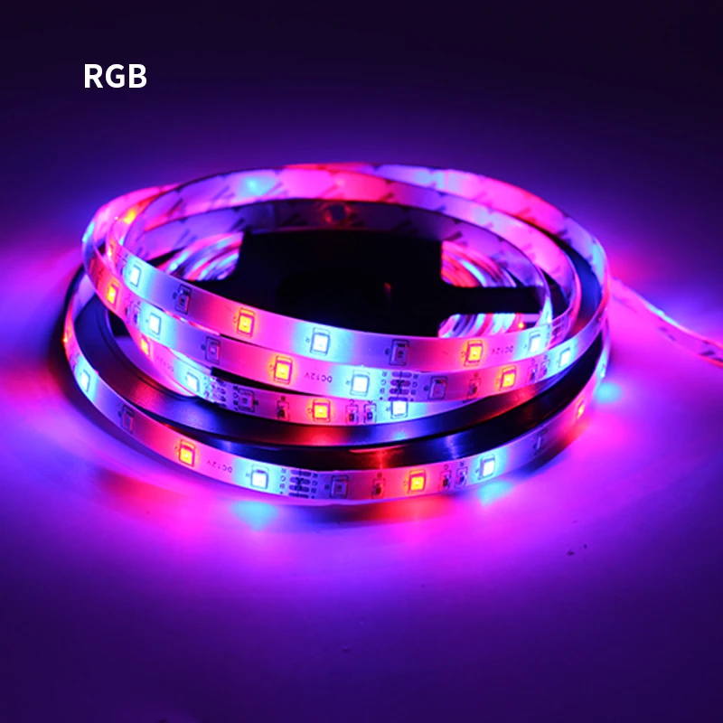 RGB DC 12 В RGB Светодиодная лента светильник SMD 2835 RGB Водонепроницаемый 1-5 M12 V 60 светодиодный/M RGB Светодиодная лента светодиодный светильник с подсветкой для гостиной - Испускаемый цвет: RGB