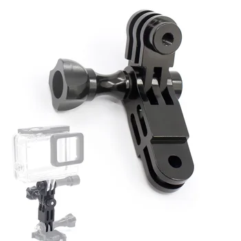 

Aluminum Three-Way Pivot Arm Mount Adapter for GOPRO Hero 1/2/3/3+/4/5/Session For XiaoYi/SJ/GitUp Sport Action Camera Holder