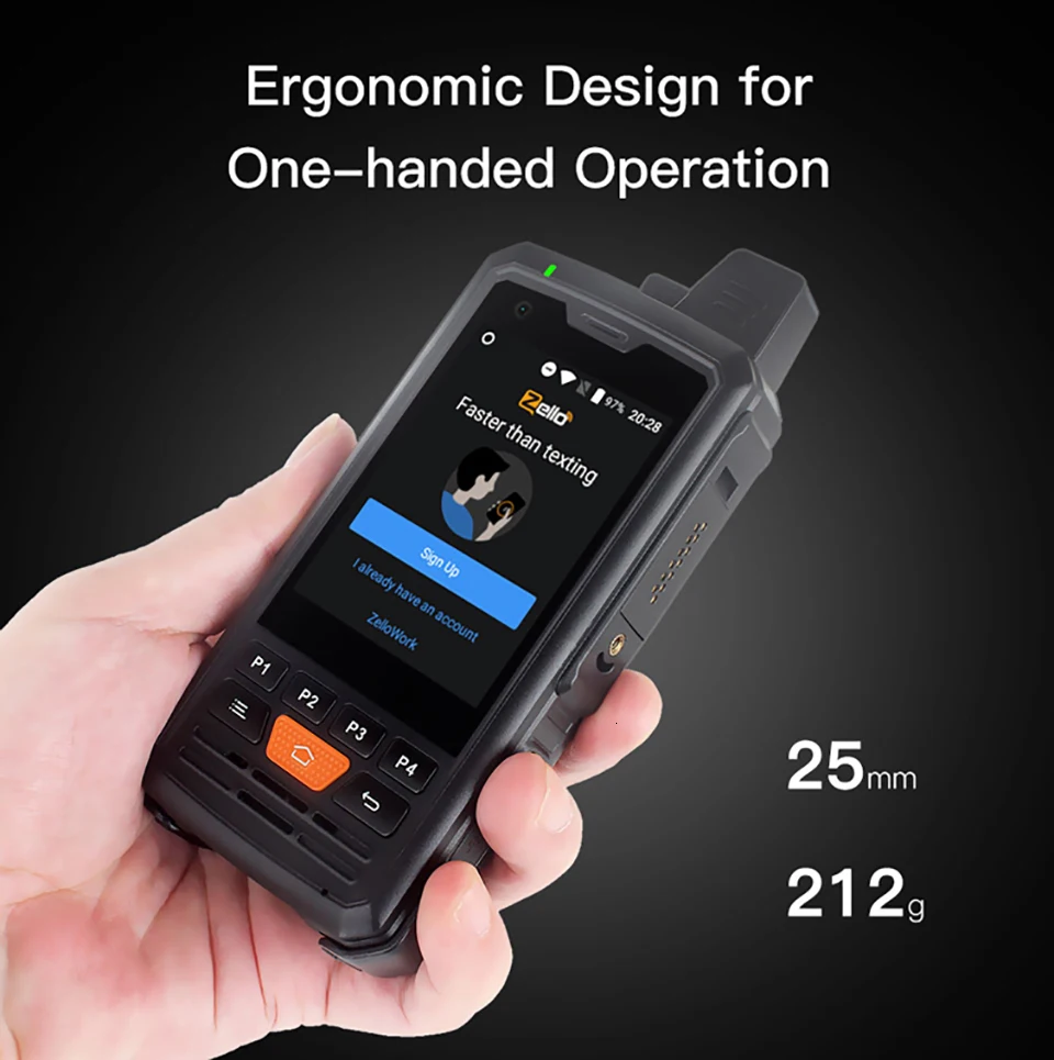 4G мобильный телефон Android 6,0 Zello Walkie Talkie четырехъядерный MTK6735 4000 мАч 1 ГБ ОЗУ 8 Гб ПЗУ Разблокировка одной sim-карты смартфон F50