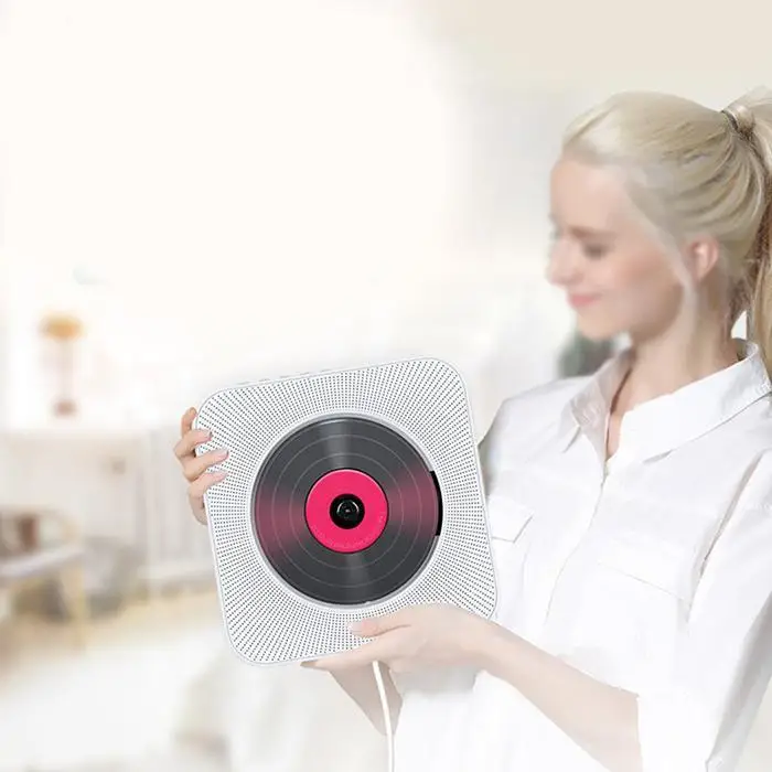 CD плеер настенное крепление Bluetooth музыка 110-240 в аудио портативный 10 Вт динамик раннее образование