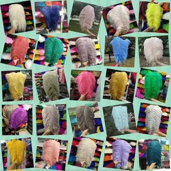 

Perfect 100pcs Natural "thick stem" male ostrich feathers 25 Colors 50-55cm/20-22inches Wedding Birthday Christmas Decoration