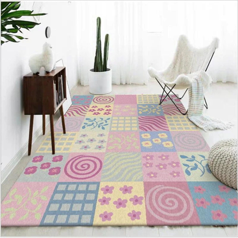 AOVOLL Comercial Чистящая машина Alfombra ковер для детей ковры для спальни для гостиной современные украшения в виде единорога спальни